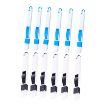 Keyboard Cleaning Brush Set, 12pcs Mini Dustpan and Brush Set for Window Tracks, Grooves and Edges