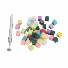 100 pièces de blocs de polissage en éponge douce pour manucure, portables, 3x1,5 cm