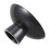 Black Ceramic Snack Dish Cake Plate Bread Tray for Storage 6