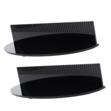 Supporto rimovibile in acrilico per extension capelli, scaffale per parrucche da salone, tessitura, nero