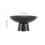 Black Ceramic Snack Dish Cake Plate Bread Tray for Storage 7