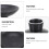 Black Ceramic Snack Dish Cake Plate Bread Tray for Storage 10