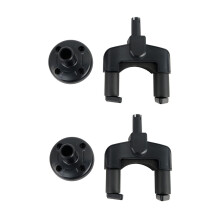 Guitar Wall Hanger 2 Pack Padded Guitar Wall Mount with Hardware for Acoustic Electric Bass Violin