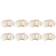 80 Paket 3 Zoll Gold Traum Fänger Metallringe Reifen Makramee Ring für Traum Fänger und Kunsthandwerk