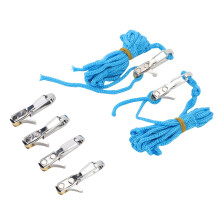 Easy Control Rope Adjuster Brass & Steel Tensioner for Camping & Boating