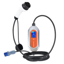 EV Charger 32A 7KW Type 2 EU Plug Adjust Current Timer EVSE Charging for Hybrid Eletric Vehicle Cars