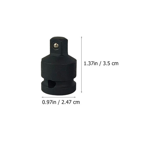 4Pcs Black 42Cr-Mo Impact Socket Adaptor Set for Electronic Wrench 1