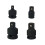 4Pcs Black 42Cr-Mo Impact Socket Adaptor Set for Electronic Wrench 3