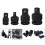 4Pcs Black 42Cr-Mo Impact Socket Adaptor Set for Electronic Wrench 4