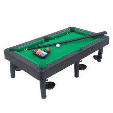 Tavolo da gioco per bambini con piscina, set di biliardo interattivo a doppio giocatore, 48,5 cm