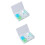 4Pcs Lens Case Set Green with Double Storage Boxes for Lens Storing 7