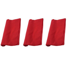 3X Fancy Plain Bandana Cotton Neck Wrist Wrap Neckerchief Scarf 12 Color Colour:Red