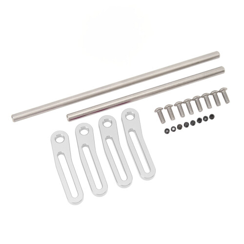 Aluminum RC Car Front Bumper 1/10 Scale Silver