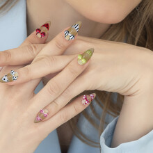 (XS) Bikini Decor Fake Nails - Long Lasting & Waterproof
