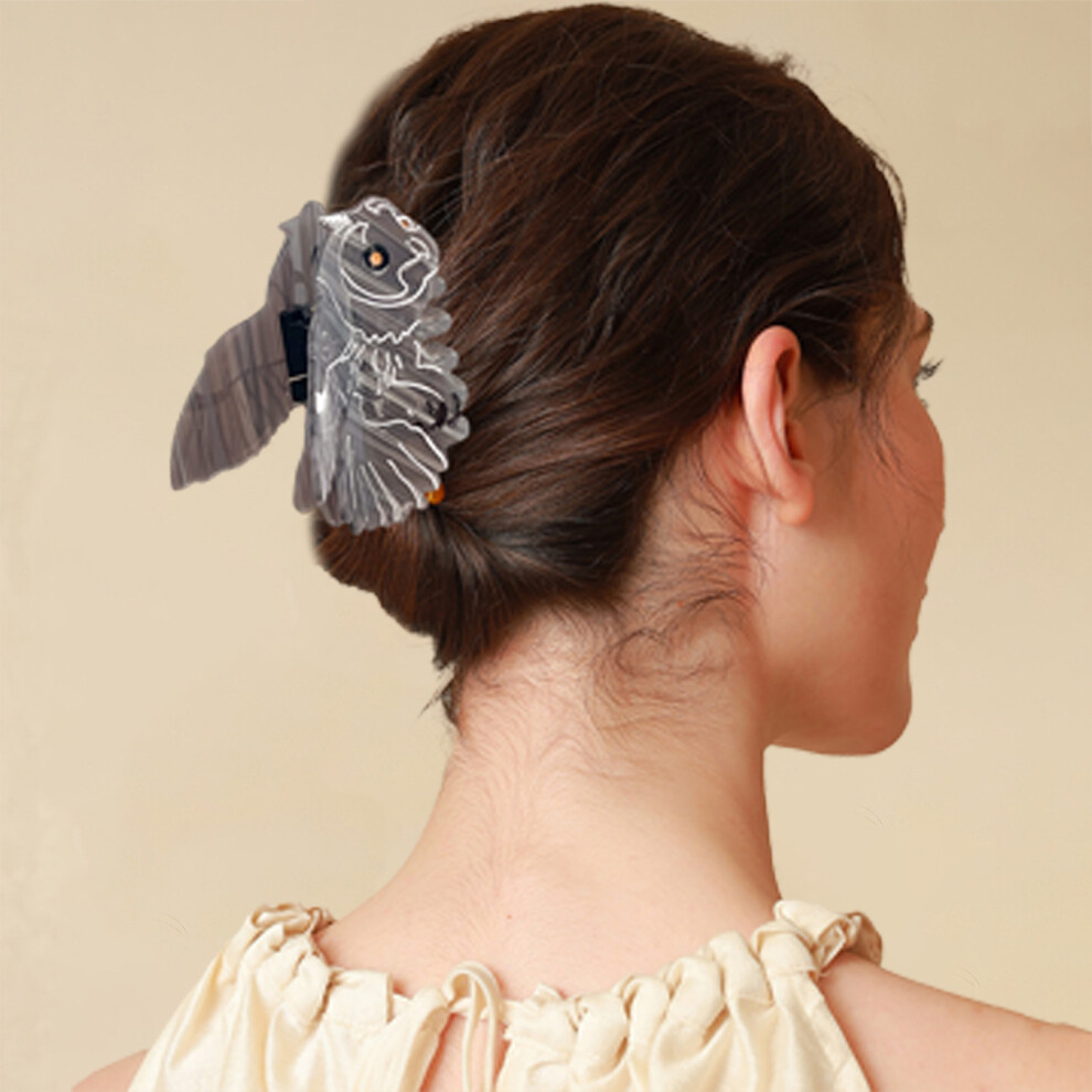 Roc-Electron (Owl) Strong Hold Cute Eagle Hair Clip For All Hair Types