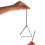 4 Inch Triangle Iron Musical Steel Percussion Instrument With Striker 7