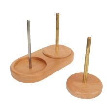 Double Yarn Holder - Large Capacity Beech Copper