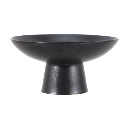 Black Retro Ceramic Dessert Plate Cake Serving Stand Tray 1