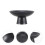 Black Retro Ceramic Dessert Plate Cake Serving Stand Tray 3