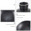 Black Retro Ceramic Dessert Plate Cake Serving Stand Tray 9