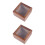 2 Pieces Containers With Lids Trinket Box Craft Boxes Storage Case 5