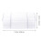 1Pc Hanging Bathroom Storage Rack Transparent No-Punch Wall Organizer 2