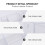 1Pc Hanging Bathroom Storage Rack Transparent No-Punch Wall Organizer 5