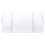 1Pc Hanging Bathroom Storage Rack Transparent No-Punch Wall Organizer 6