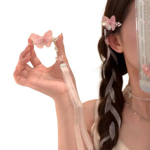 (1) Bridal Butterfly Hair Clips for Weddings