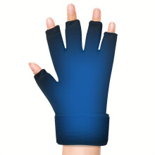 (Black-) 5-Finger-Gel-Handschuhe für Karpaltunnel und Hand – wiederverwendbarer, verstellbarer Kompressions-Eisbeutel mit aseptischem