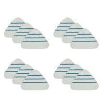 12 StüCk Dampf Mopp Ersatzpads Dreieck Waschbares Tuch Reinigung Boden Mikrofaser Mopp Kopf Pad Dampf Mopp Armaturen