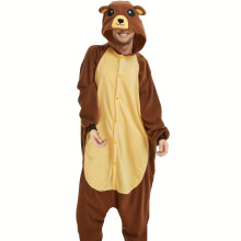 (Reddish Brown, 44) Cartoon-Onesies, Tier-Onesies, Halloween-Kostüme, Weihnachtsparty-Outfits
