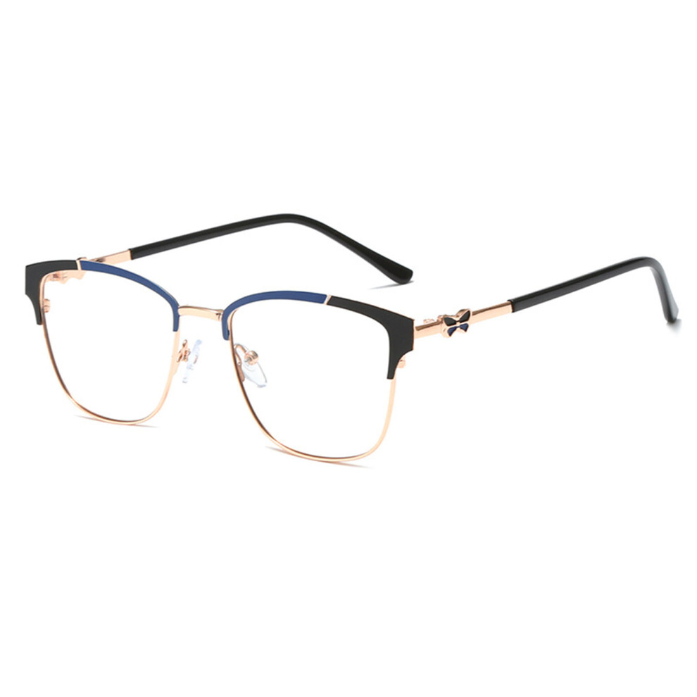 Penghui-Toys Gold (Rose Discoloration) Sqaure Color Changing Glasses Dual Use Filter Uv Rays Hd Lens Glasses For Working Office Business