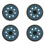4 Pcs 5 Inch 8 Holes 125mm Hook Loop Sanding Backing Pad for  Orbital Sander Disk  Cable Backup Stick  Pad 1