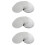 900 Pcs 3 Inch Silver Wine Pourer Discs Drip-Proof Drip Pouring Pour Spout Pour Wine Thin Slice 1