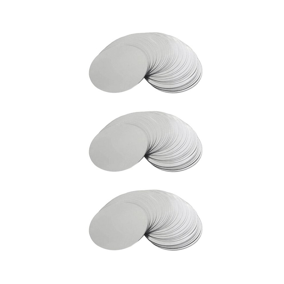 900 Pcs 3 Inch Wine Pourer Discs Drip-Proof Drip Pouring Pour Spout Pour Wine Thin Slice Silver 4713687175058