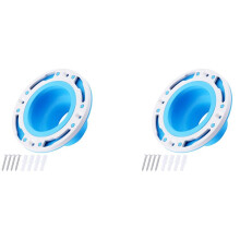 2X Toilet Flange Repair Kit, Universal Toilet Flange Fits, Fitting 4In and 5In Pipes, Toilet Repair and Install,