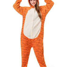 (Mixed Color, 36) Tiger-Overall ist ein Einteiler für Männer und Frauen, ein Cartoon-Overall für Erwachsene, ein Plüsch-Overall, ein
