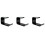 3X Acrylic Headphone Bracket Wall Mounted Headset Holder Desk Display Stand Bracket Hanger Headphone 1