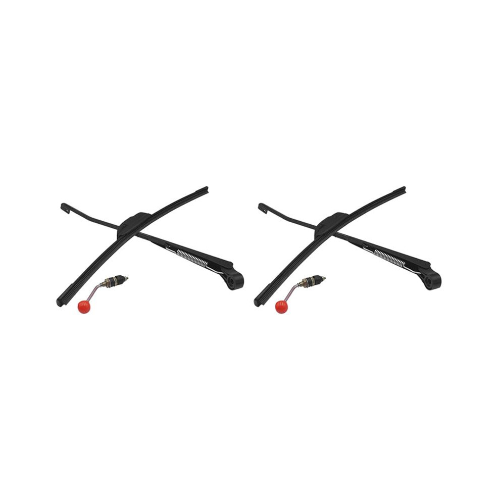 2 Set 350X400mm Manual Utv Windshield Wiper 15.7 Inch Wiper Kit For Ranger Rzr 800 900 Can Am 6033206521127
