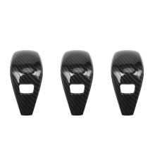 3X for 3 Series G20 19-20 ABS Carbon Fiber Interior Gear Shift Knob Cover Trim Handle Sleeve Buttons Cover Sticker