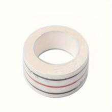(1pc) 1 Rolle Diagonalnahtband – 10 Yards (10 Meter) lange Nähanleitung mit weißer und roter Diagonallinie und schwarzem Rand