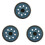 3X 5 Inch 8 Holes 125mm Hook Loop Sanding Backing Pad for  Orbital Sander Disk Discs Cable Backup Stick  Pad 1