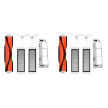 2sets Vervanging voor  MI  S5 Max S50 S51  S6 MaxV Robot Stofzuiger Onderdelen Hoofdborstel Hepa Filter