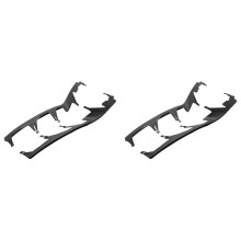4x Front Upper Headlight Cover Strip Set Trims Headlight Sealing Strip Gasket for E46 4Door 323I 325I 325Xi 328I