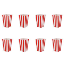 96 Bandes de Cinéma Traitent Les Petites Boîtes de Sacs de Maïs Soufflé de Faveur de Sucrerie de Partie, Rouge