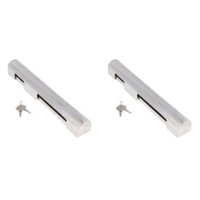2pcs 30cm Stainless Steel Boat Marine Outboard Marine Motor Lock with Keys for Boat, Fishing Boat,Speedboat