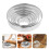 Raindrops  6 Pcs Stainless Steel Cake Mold Round Kitchen Baking 4