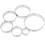 Raindrops  6 Pcs Stainless Steel Cake Mold Round Kitchen Baking 10