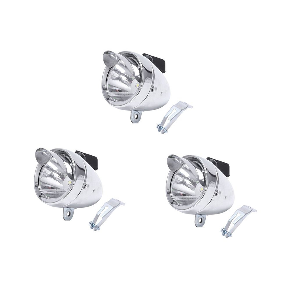 Photos - Other Trainers 3X Bicycle Hat Lamp Bike Front Light Retro Headlights Metal 6Led Headlights Riding Equipment Bicycle Accessories